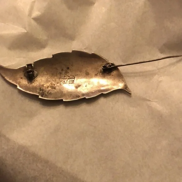 Vintage SIAM Nielloware‎ Sterling Brooch - Picture 3 of 5